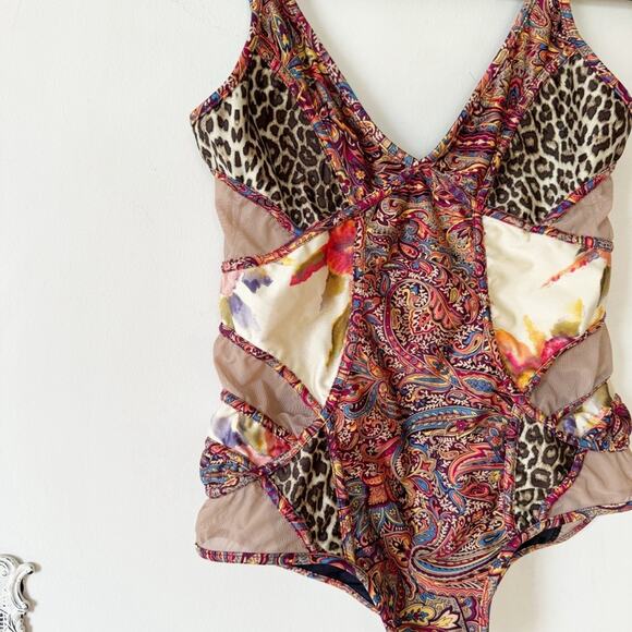 Zimmermann Tan and Pink One Piece Swimsuit - Picture 5 of 11